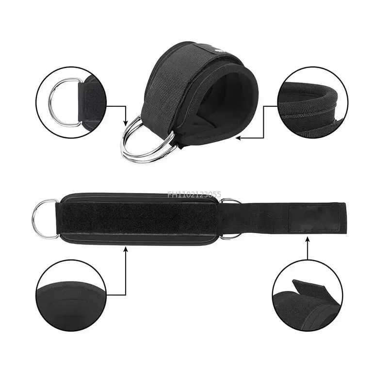 1PC Adjustable Ankle Strap Leg Strength Training Exercise Sport Protector Ankle Brace Support Belt Fitness Gym Workout Equipment Y240913