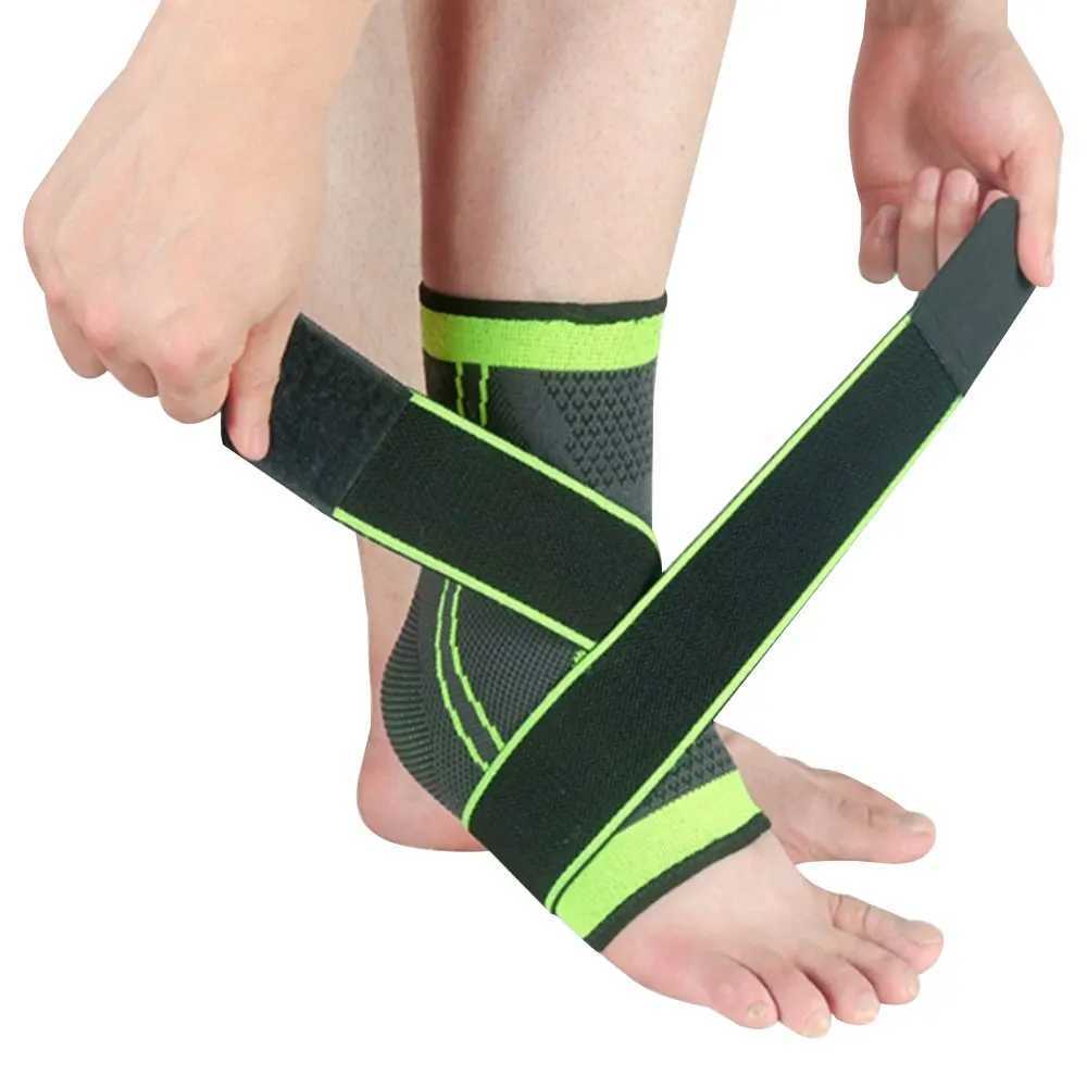 1pc Adjustable Ankle Support Compression Ankle Brace Protector Running Soccer Basketball Gym Ankle Stabilizer Bandage Strap Y240913