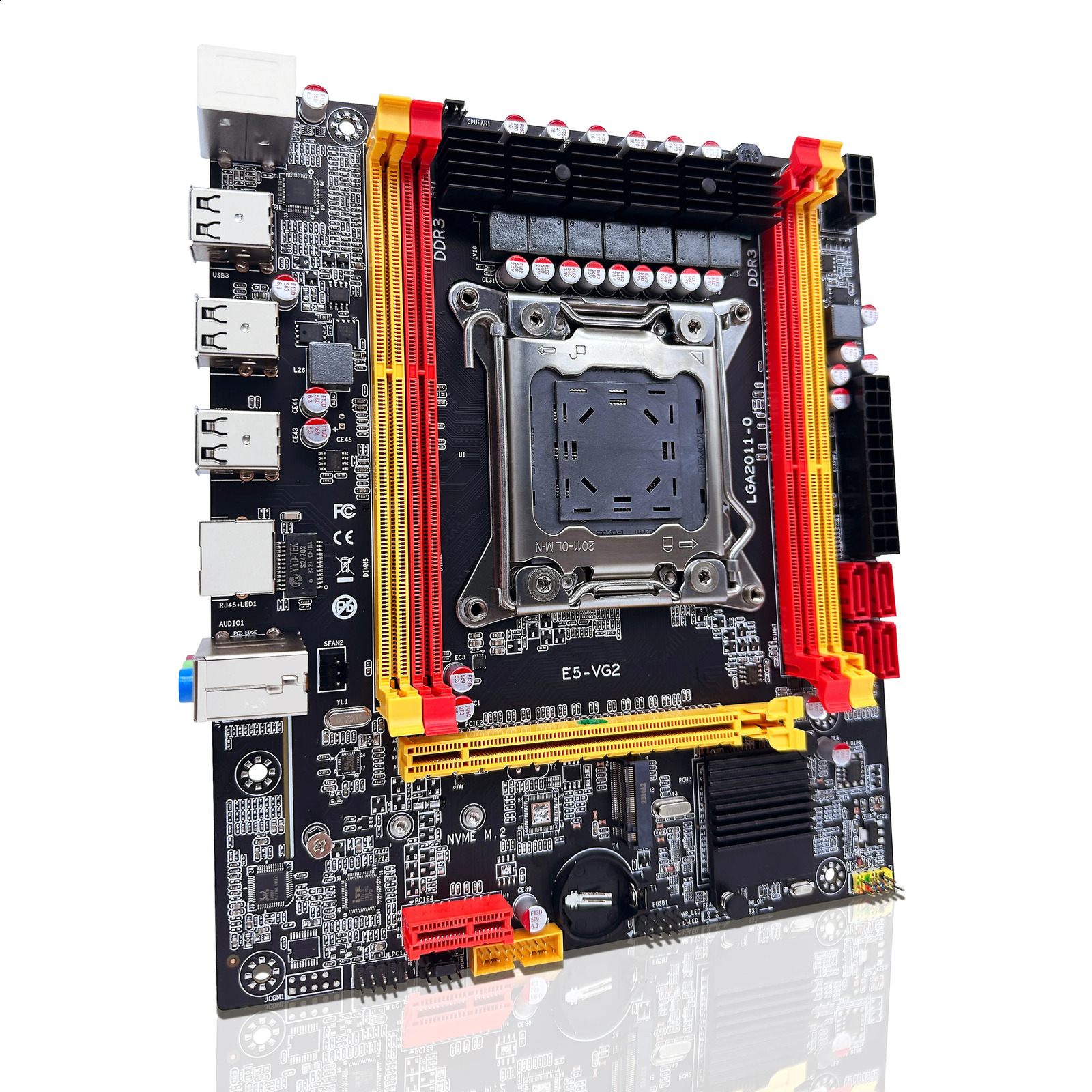 ZSUS X79 VG2 motherboard kit with Intel LGA2011 Xeon E5 2689 C2 DDR3 CPU 1 * 16GB 1600MHz ECC RAM memory NVME M.2 SATA 240909