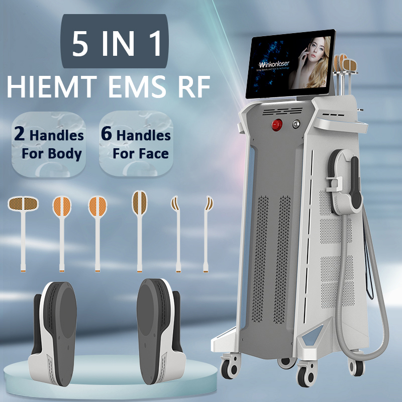 EMS Rf Radio Frequency Face Lift Machine Face Skin Tightening HIEMT muscle stimulator sculpt neo machine