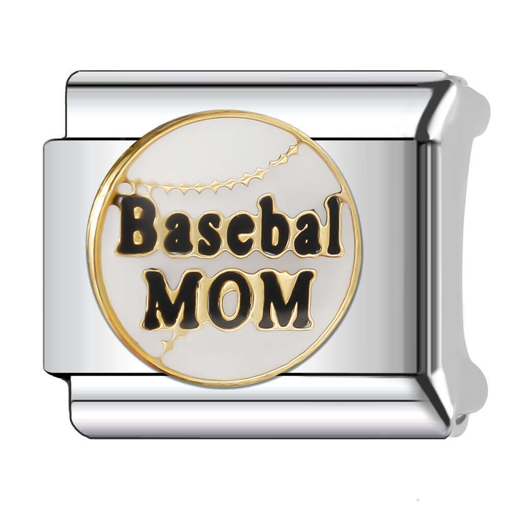 New Women's Gift cute bear cat elephant Bead Italian Charms Links Bangle Beads Fit 9mm Stainless Steel Bracelet Making DIY For Women Fashion Jewe