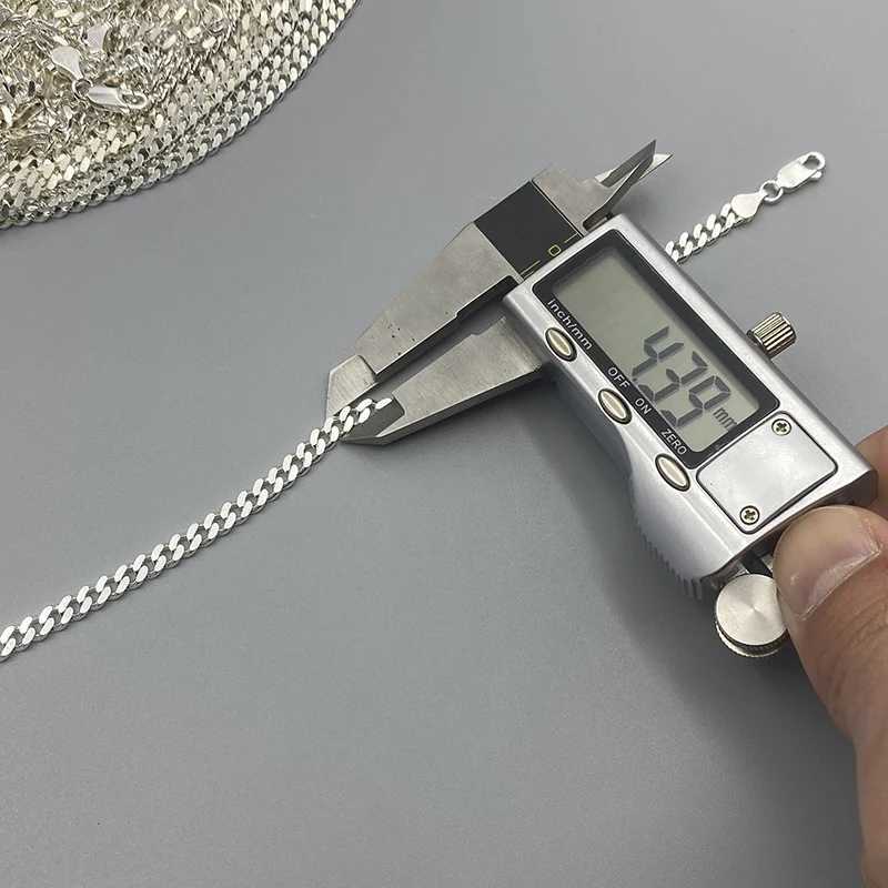 Sinya 925 Sterling Silver Cuban Chain Bracelet Hot Sale Biggest Promotion Pure Real Silver Fine Jewelry Man Women BraceletsX240913