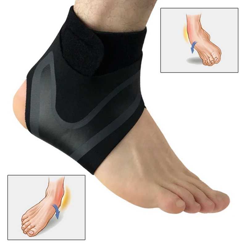 Ankle Brace Breathable Polyester Fiber for Sprains Sports Injuries Adjustable Compression Ankle Wrap Support For Fitness Running Y240913
