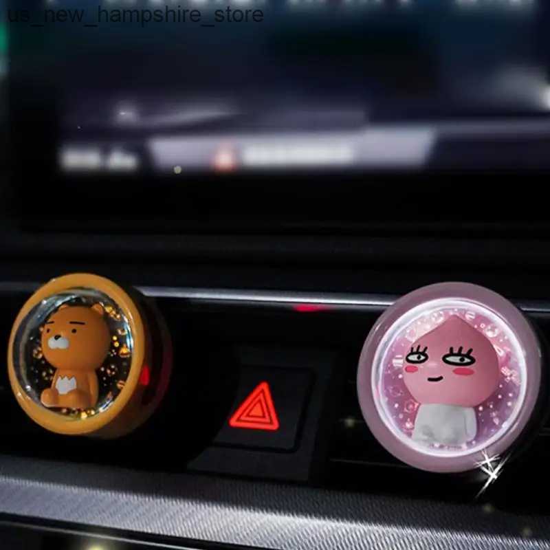 Car Air Freshener Cute Car Air Vent Clip Diffuser glow Kakao Perfume Air Freshener Automobile Air Outlet Aromatherapy Fragrance Car AccessoriesL240910