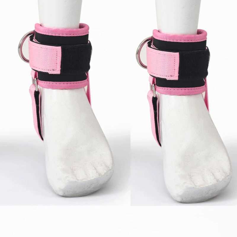 Cable Ankle Straps Double D-Ring Ankle Cuffs For Gym Workouts Glutes Legs Strength Training Brace Support Sport Safety Abductors Y240913