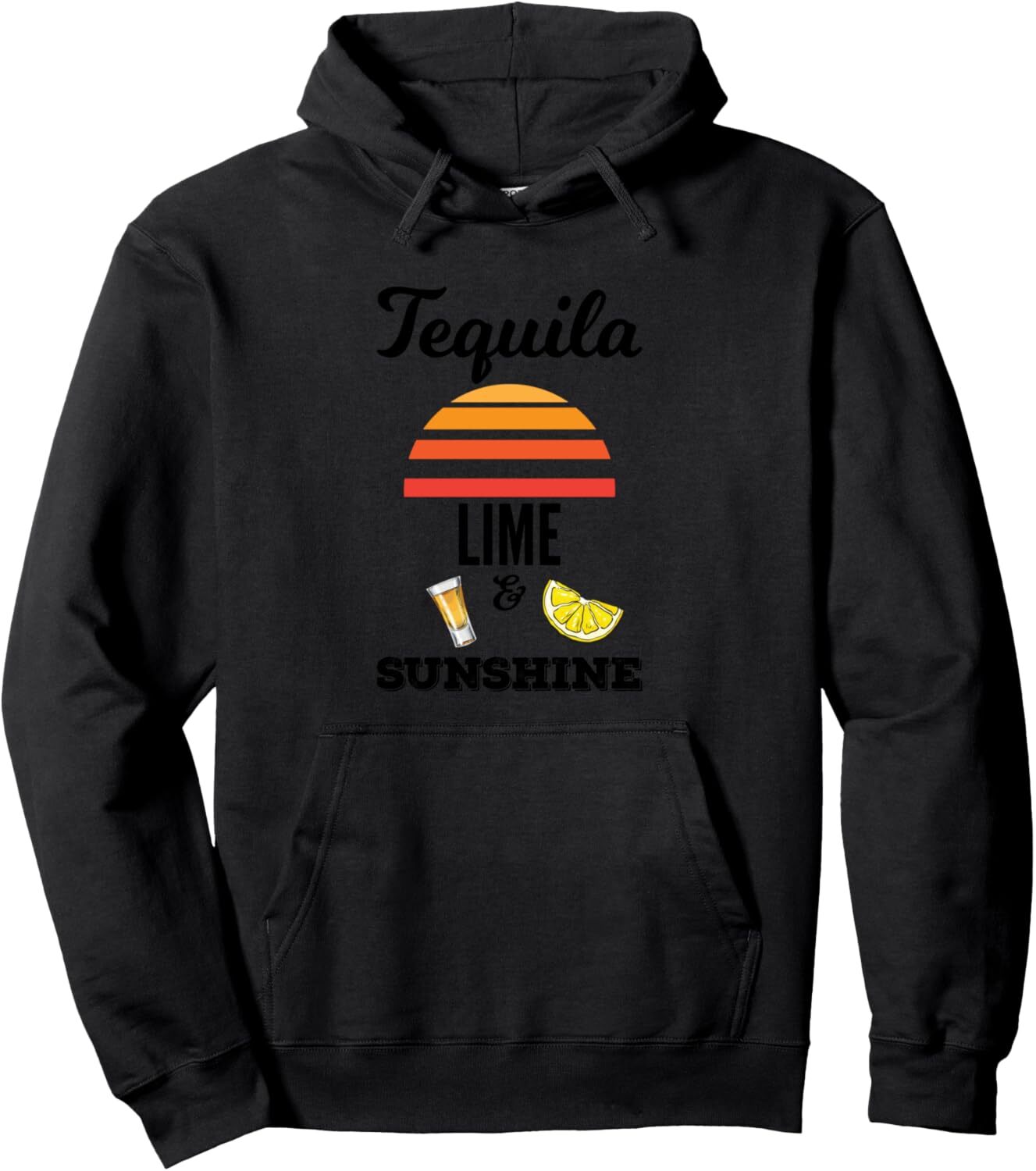 Hoodie for Mens Womens Tequila Lime And Sunshine Shot And Lime Drinkers Pullover Hoodie Graphic Hoodies sweatshirt Pullover Long Sleeve