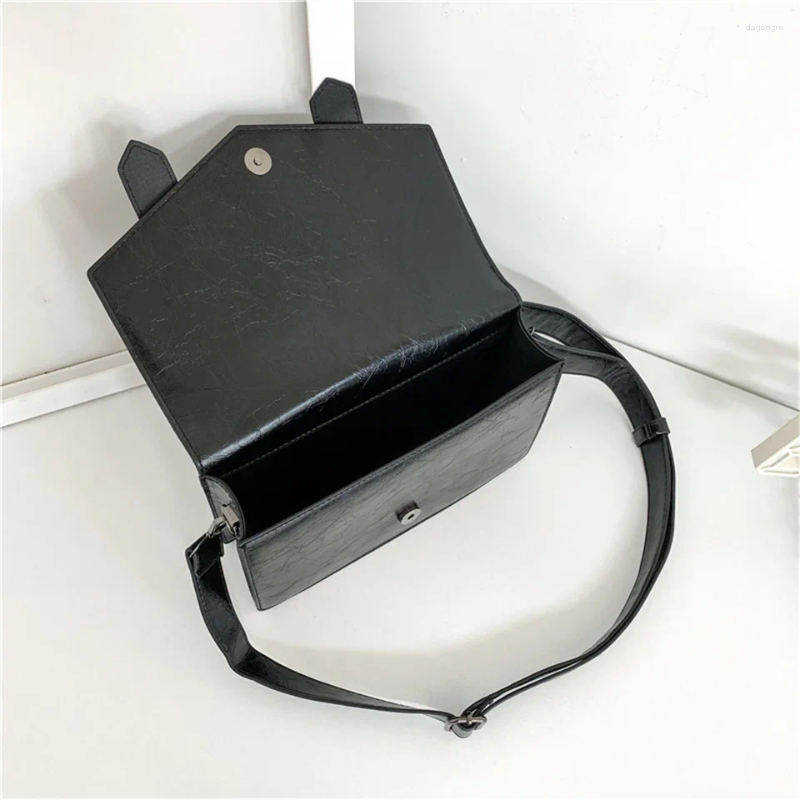 Drawstring Women's Leisure PU Crossbody Bag Large-capacity Designer High Quality Ladies Fashion Versatile Student Commuting Shoulder