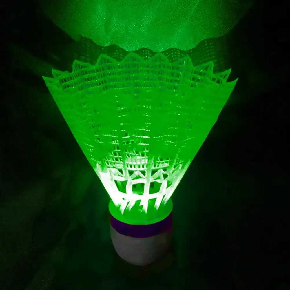 Badminton Shuttlecocks 4Pcs/Set Useful Closely Arranged Durable LED Lighting Birdies Shuttlecock for Outdoor Y240912