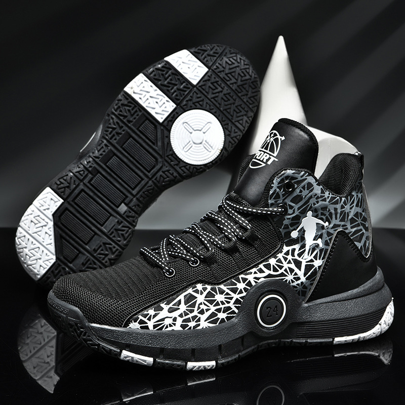 Men Professional Basketball Shoes Kids Men's Cushioning Light Basketball Sneakers Women Mesh Breathable Outdoor Sports Shoes