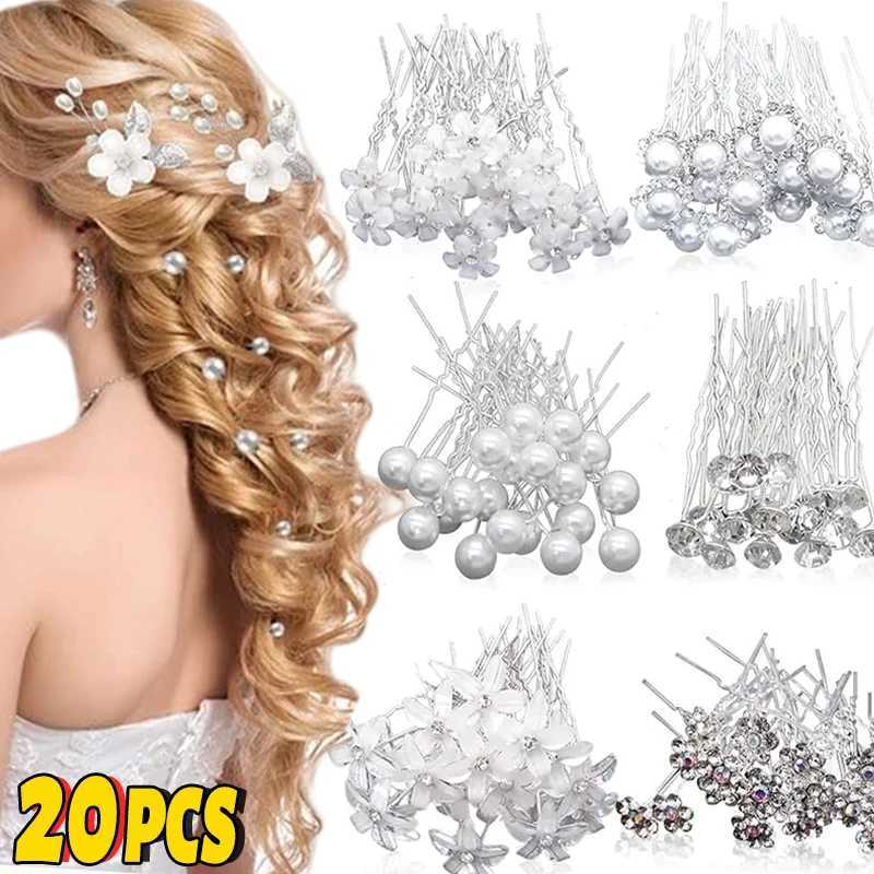 Elegance Pearl hairpin Hair Vine Tiaras Head piece Hair Comb Headband Hairpins Hairbands Accessories Wedding Bridal Hair JewelryX240913