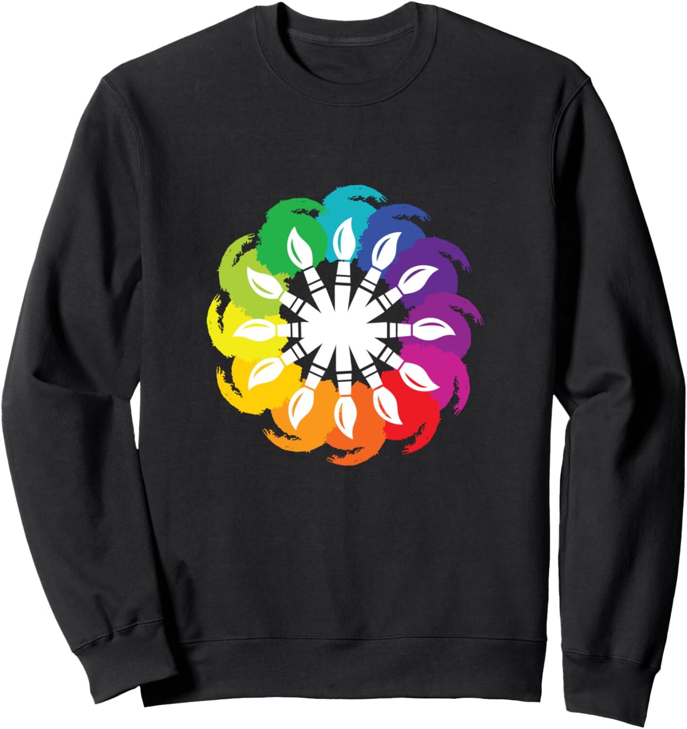 Long Sleeve Shirts for Men sweatshirt Artist Paint Brush Hobby Art Lovers Craft Gift Sweatshirt Tee Streetwear Casual tops clothes