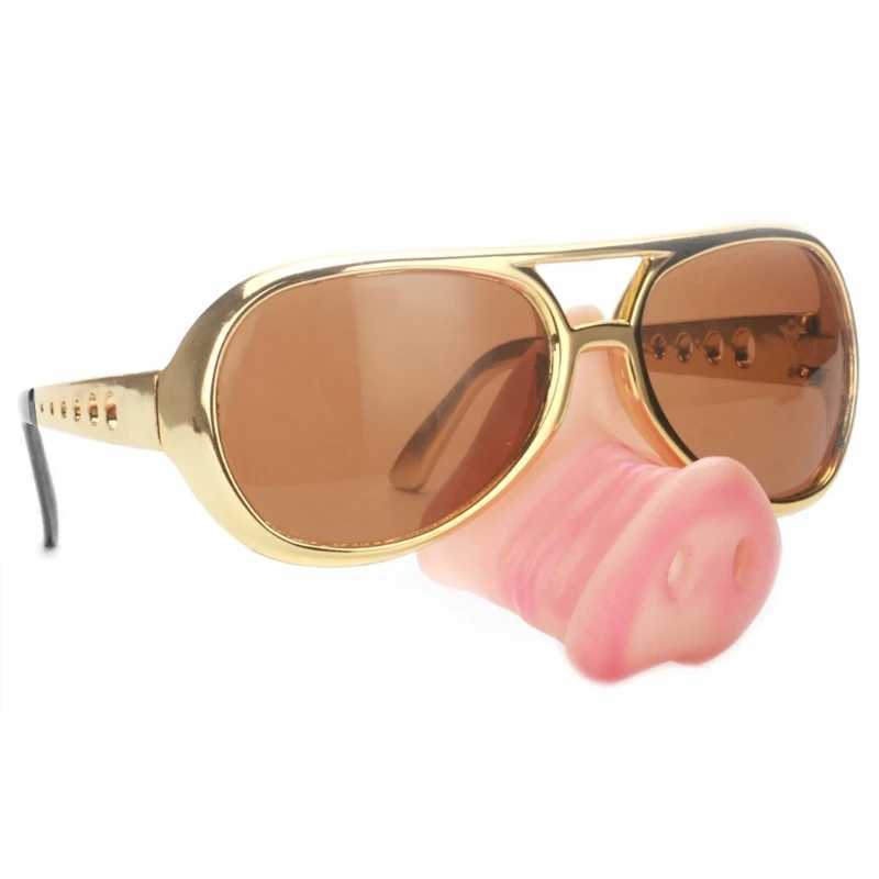 Other Fashion Accessories Halloween Big Nose Glasses Funny Disguise Cosplay with for Party Props H240913