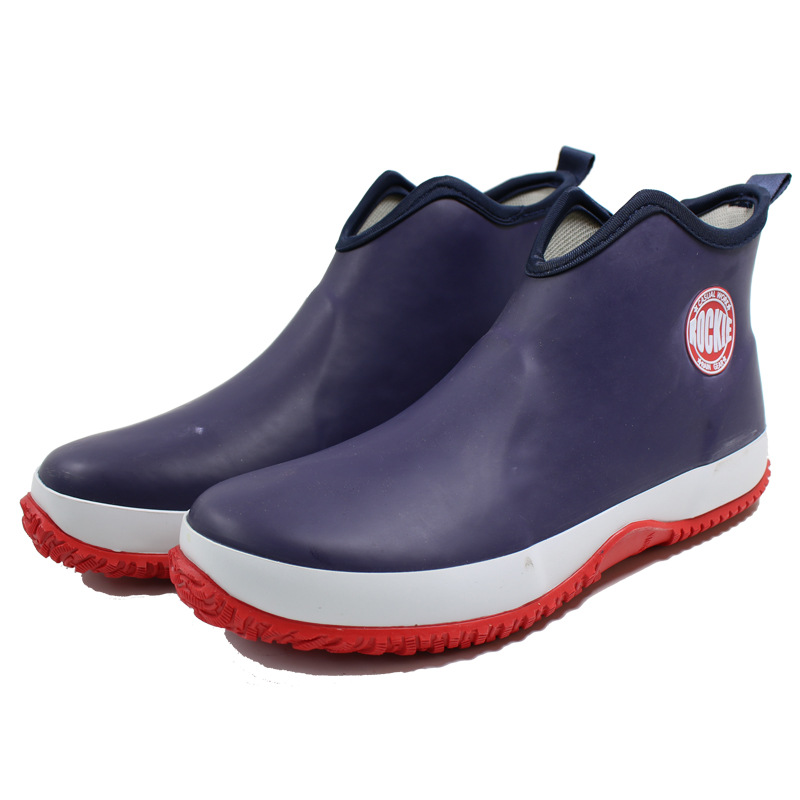 Rubber Men Waterproof Men's Rain New Autumn Mens Short Ankle Boots Male Rainboots Platform Galoshes Shoes 206c 's s boots