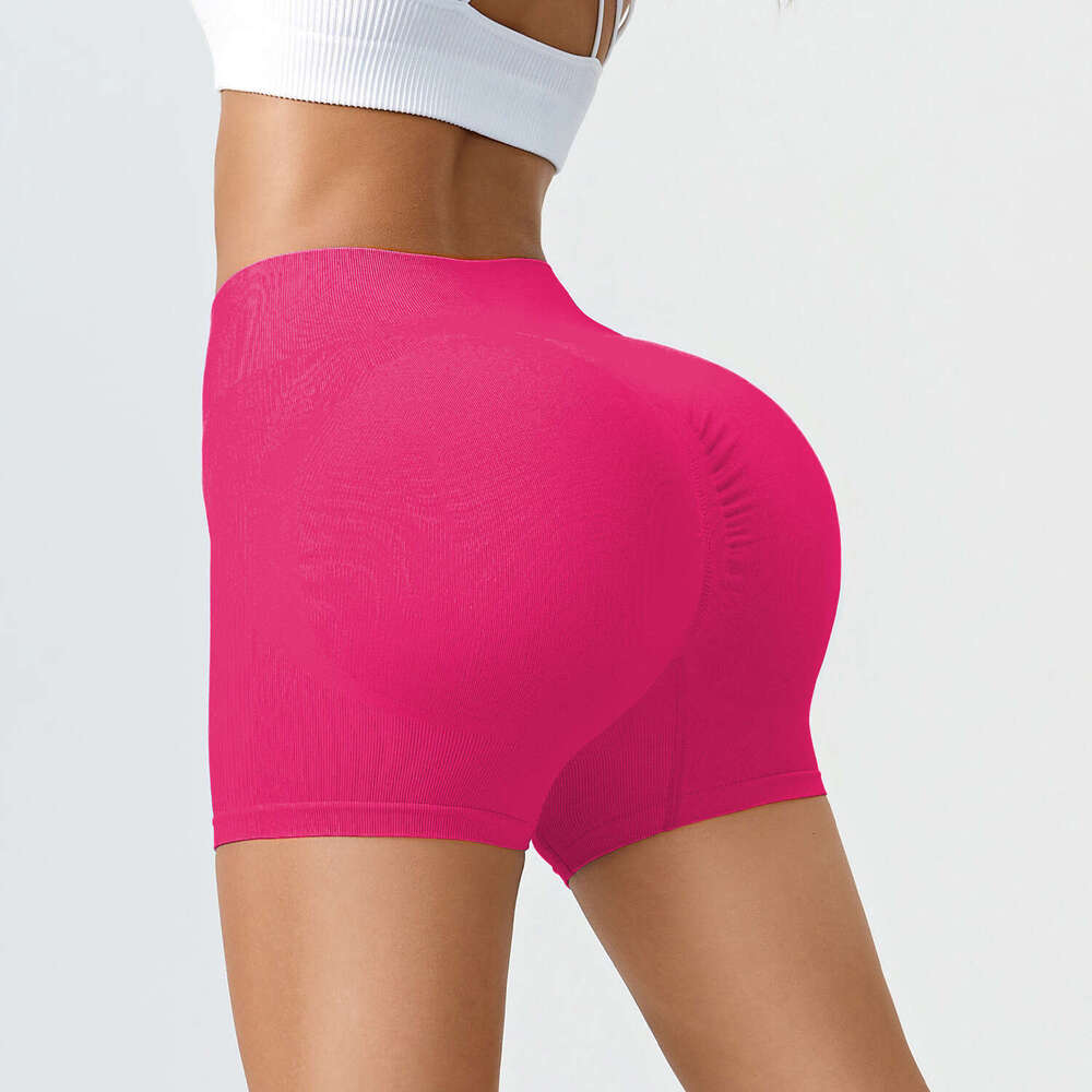 Summer Tight High Waist Sexy Peach Quick Drying Breathable Yoga Pants Womens Sports and Fitness 3/4 Shorts Designer Workout Clothe Yoga Jacket