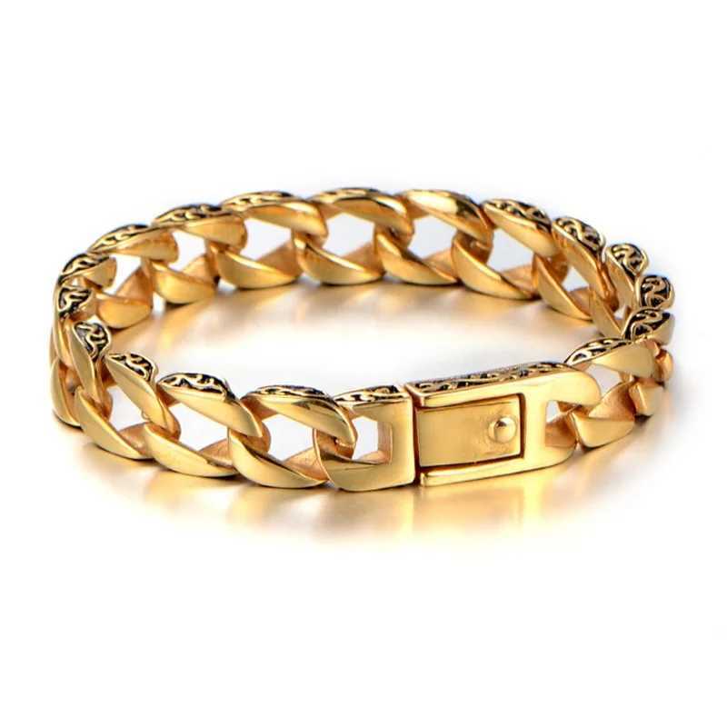 New Fashion Trend Chain Bracelet Mens Classic Daily Matching Simple Handmade Accessories GiftX240913
