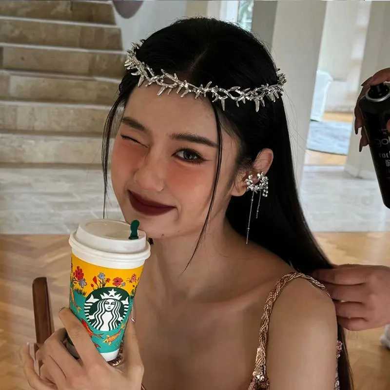 2024 New Fashion Irregular Alloy Thorn Headband for Hair Women Hair Bands Hair Accessories Bridal Hair Jewelry Tiara HeaddressX240913