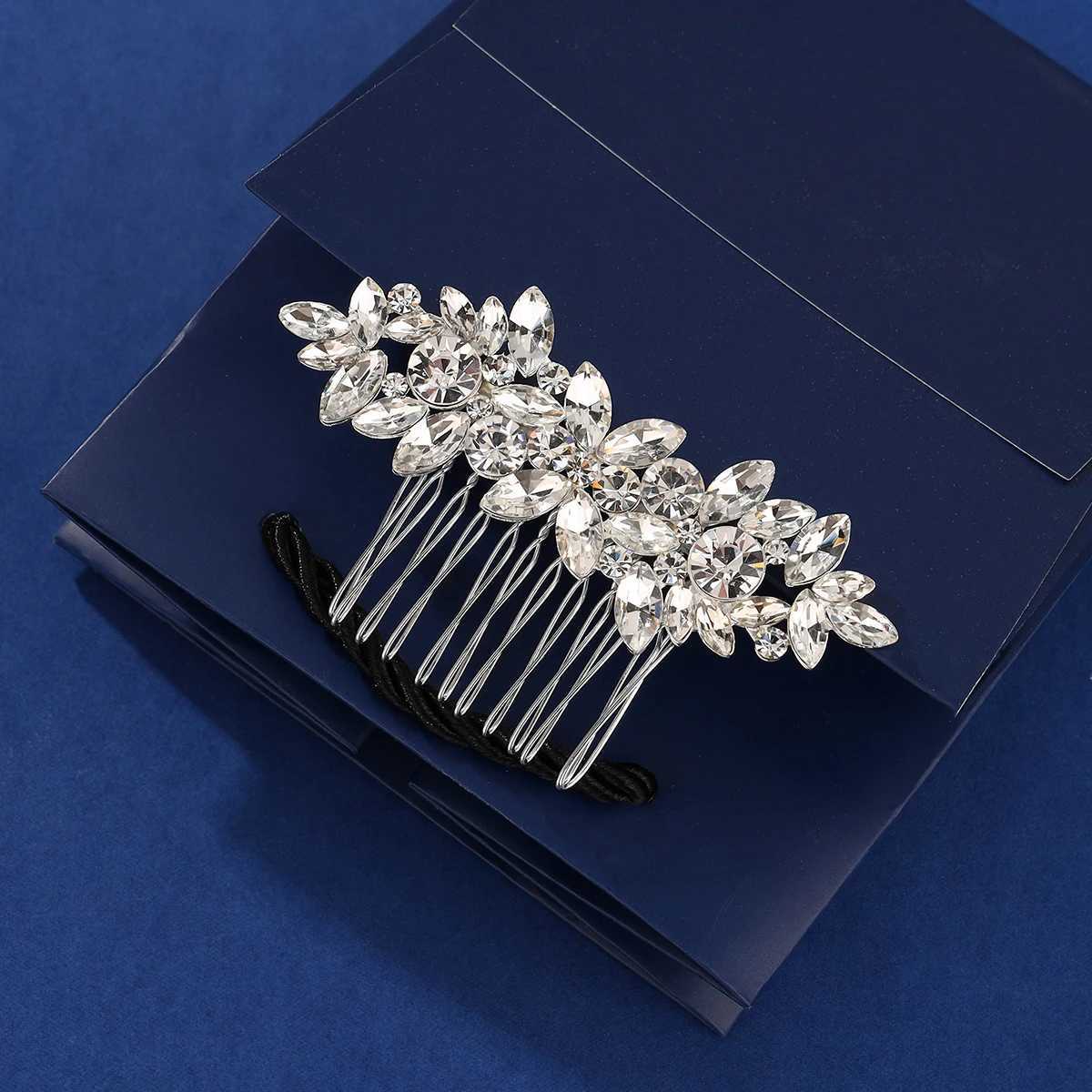 Elegant Rhinestone Bridal Hair Comb for Wedding Hair AccessoriesX240913