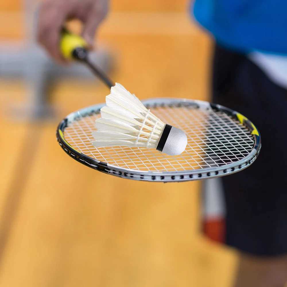 Feather Shuttlecocks for Badminton Outdoor 12Pack Beginner Training Badminton Shuttlecocks for Indoor Outdoor Badminton Balls Y240912