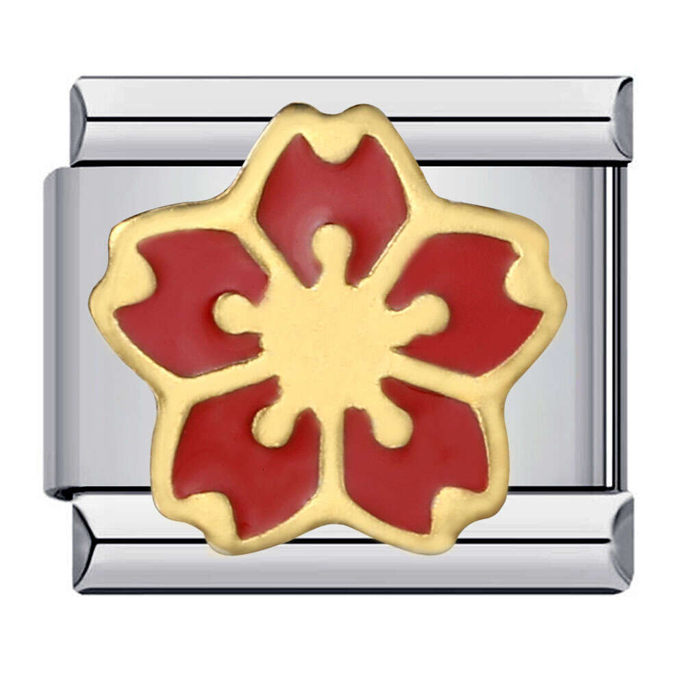 Wer World Bead Titanium Steel Welded Enamel Bracelet DIY Elastic Splicing Strap Chain Italian Charm Links Fit 9Mm Bracelet Jewelry DIY Making Gifts