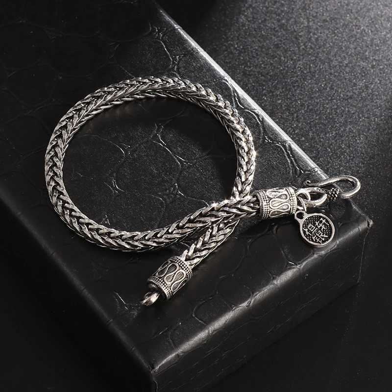 Retro Punk Keel Chain Metal Bracelet for Men Women Fashion Personality Cool Motorcycle Rock Rider Jewelry GiftX240913