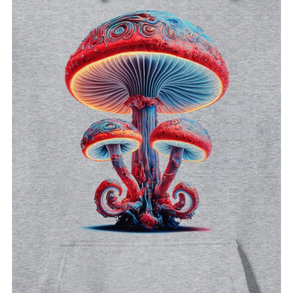 Hoodie for Mens Womens Mushroom Hunting Fungi Mycology Nature Gift Idea Pullover Hoodie Graphic Hoodies sweatshirt Pullover Long Sleeve