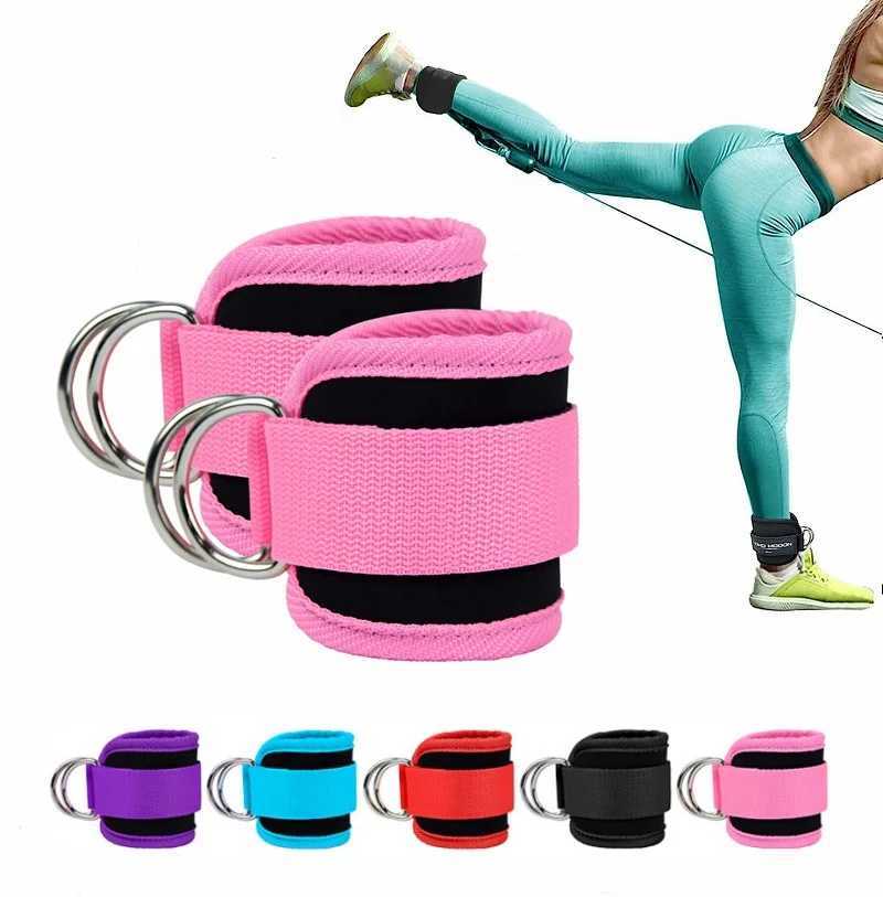 Fitness Ankle Strap for Cable Machines Padded Ankle Attachment for Leg and Glute Gym Ankle Cuff Booty Hip Kickbacks Exercises Y240913