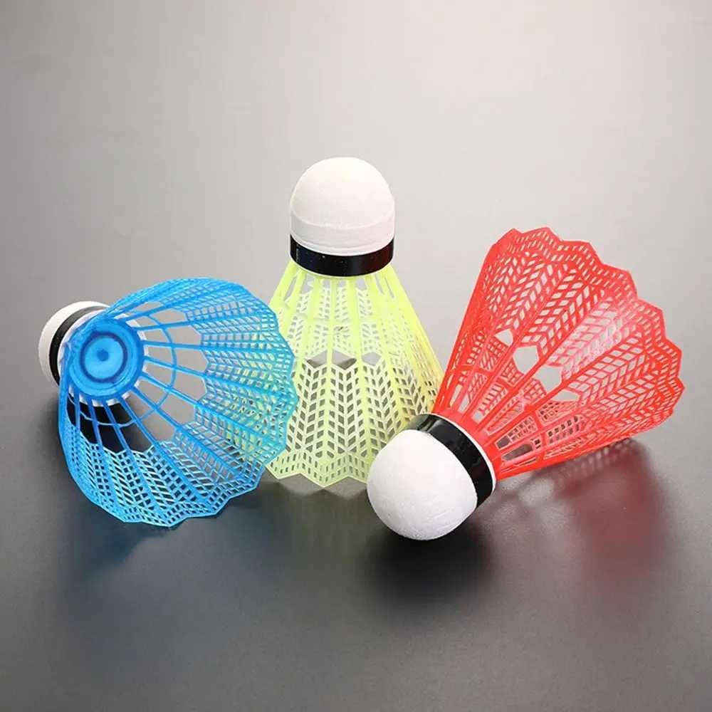 12PCS Sport Supplies Windproof Badminton Foam Head Stable Durable Nylon Shuttlecock Ball Wind Resistance Training Accessorise Y240912