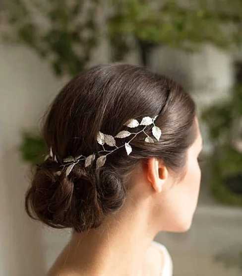 Fashion Gold Silver color Hairbands Bride Leaf Headbands Charm Tiaras Leaves Wedding Hair Accessories Women Hair JewelryX240913