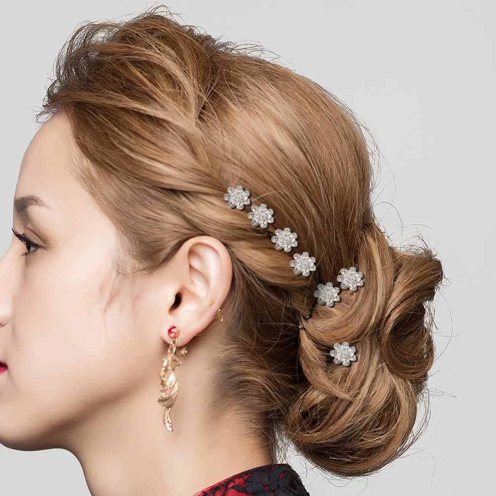 20Pack Women U-shaped Pin Metal Barrette Clip Hairpins Simulated Pearl Bridal Tiara Hair Accessories Wedding Hairstyle ToolsX240913