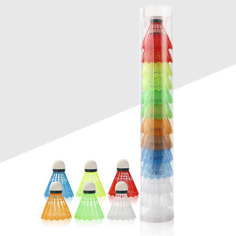 12 Pcs/Set Colorful Shuttlecocks Badminton Foam Balls Leisure Sport Games Y240912