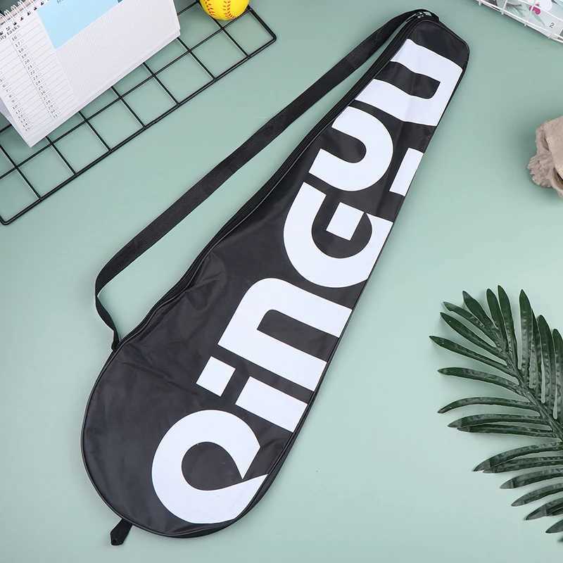 Badminton Rackets Bag Racquet Pouch One-shoulder Large Capacity Sport Supplies Protective Cover Portable Sports Bag Y240912