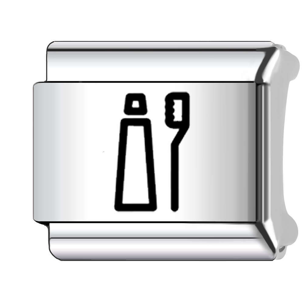 2024 New Women's Gift Cute bead Charms Links Beads Fit 9Mm Stainless Steel Bracelet DIY Making Jewelry Gifts