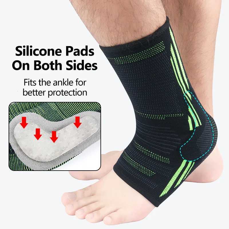 1 Pair Protective Football Ankle Support Basketball Ankle Brace Compression Nylon Strap Belt Ankle Protector Y240913