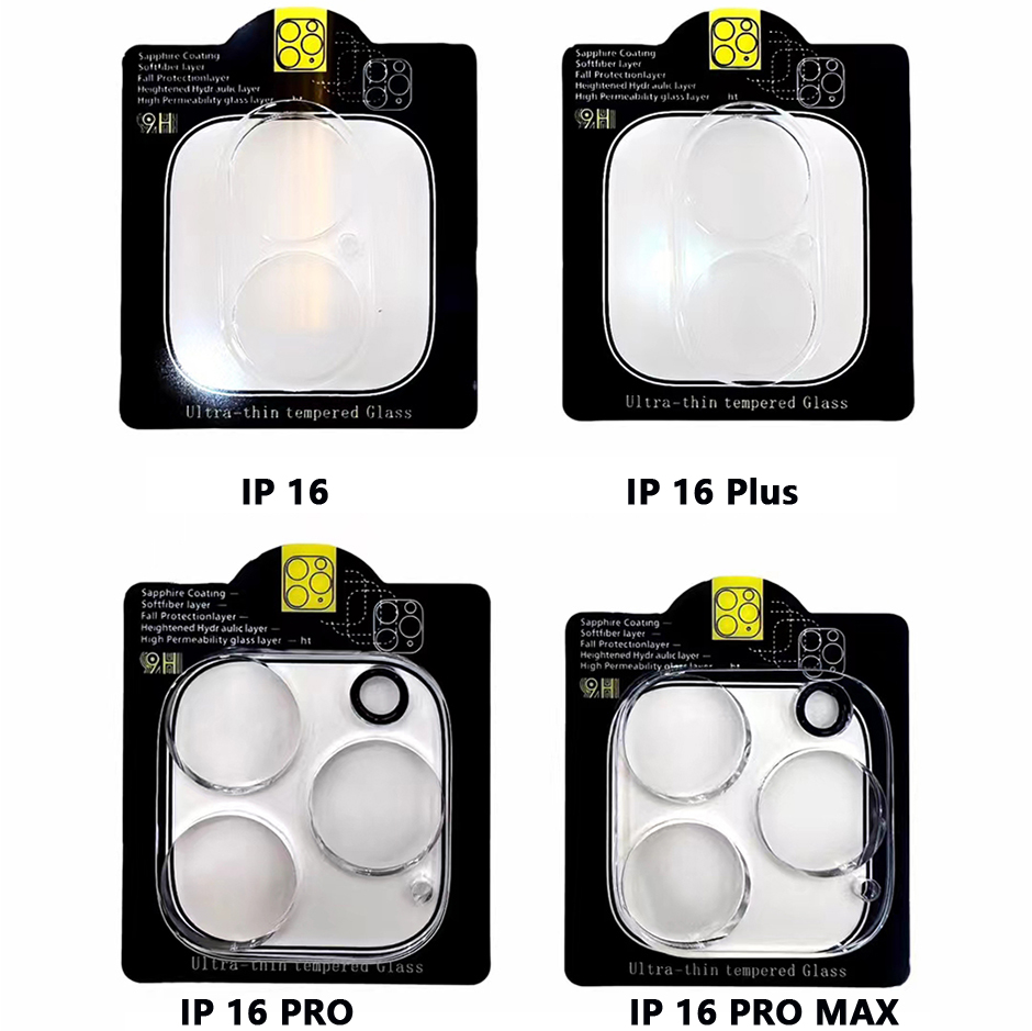 Tempered Glass Camera Lens Protector For iPhone 16 15 14 13 12 MINI Pro Max 11 XR XS Phone Protective Glass Film
