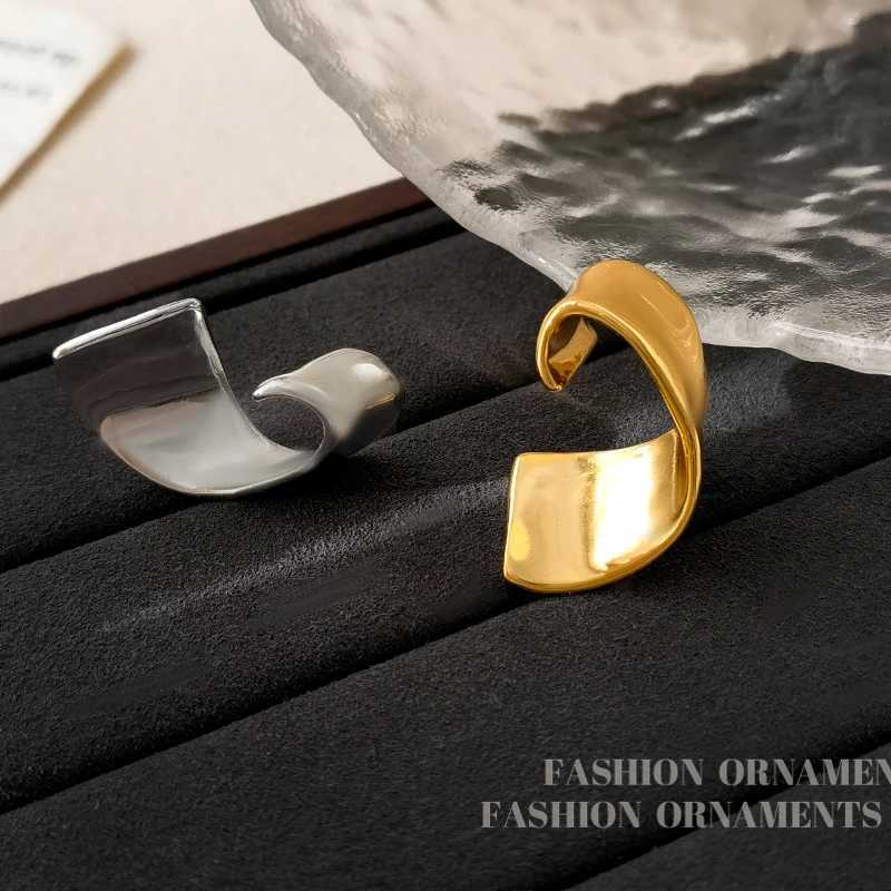 Bilandi Modern Jewelry European and American Design Metal Clip Earrings For Women Party Gifts Cool Earcuff Accessories NewX240913