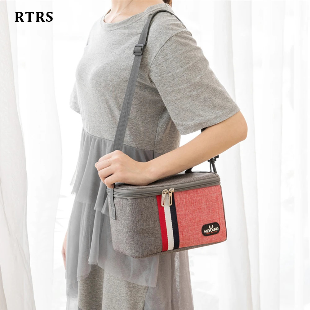 Waterproof portable camping bag heat capacity large cooler shoulder Nauture Hike lunch ice wild box outdoor handbag 240910