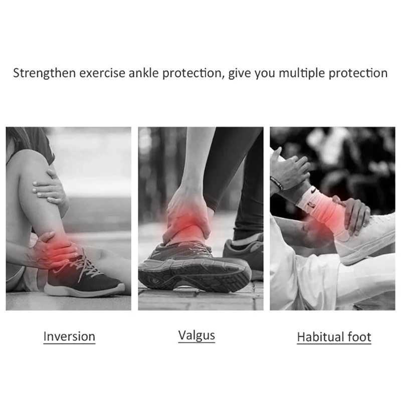1 pcs Adjustable Bandage Sports Foot Anklet Wrap Ankle Brace Support Elastic Splint for Guard Sprains Injury Protector Y240913