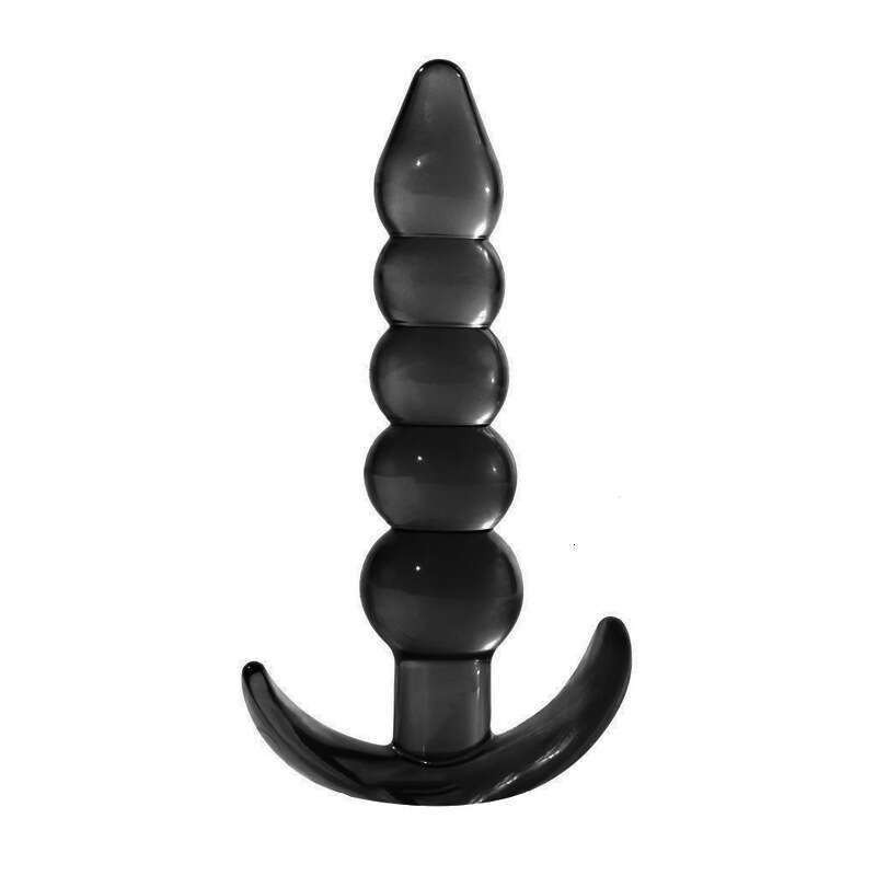 Silicone Backcourt Pulling Beads, Metal Anal Stopper, Finger Set, Sexy SM, Flirting, Male Adult Sexual Health Products, Serial Cannon