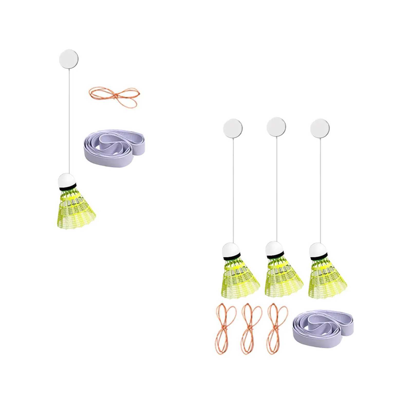 Indoor Badminton Trainer with Badminton Beginner Adjustable Self Practice Self Training Device for Games Sports Home Fitness Y240912