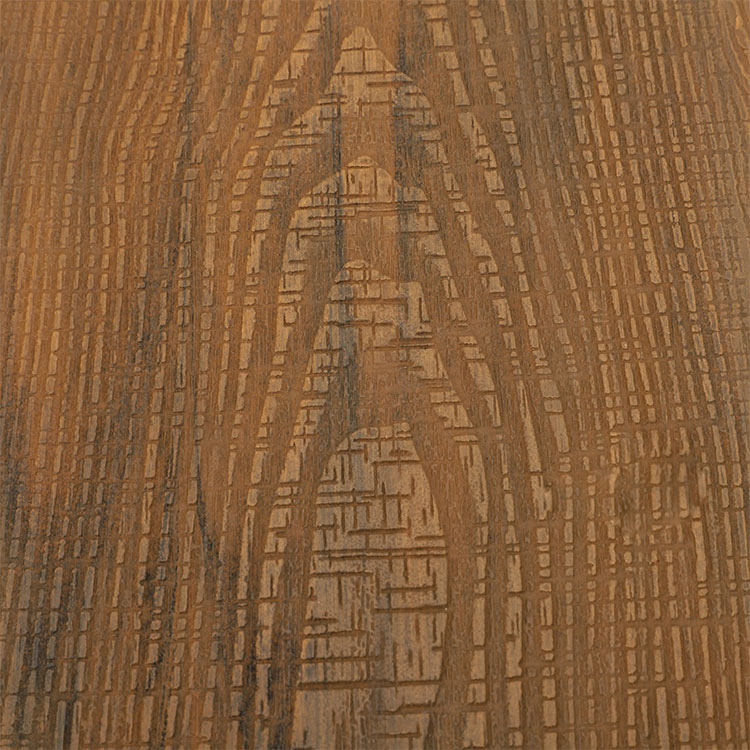 Hot outdoor waterproof 3D embossed square hole wood grain wood plastic floor