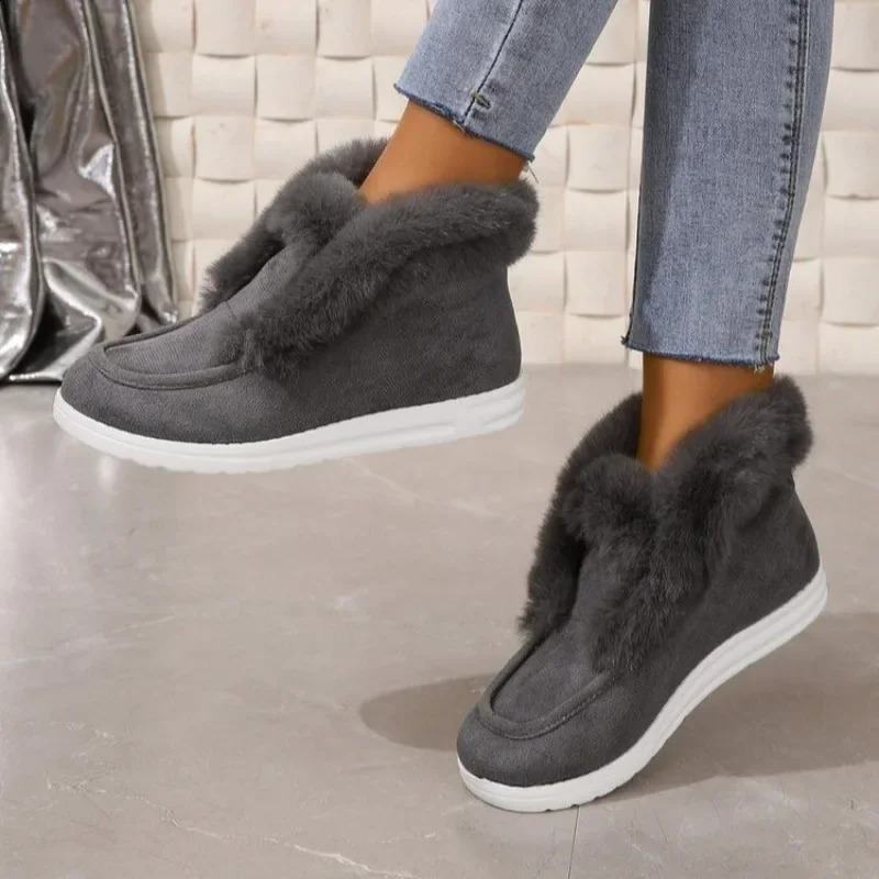 Women Winter Boots Thickening Plush Warm Snow Boots Cotton Shoes for Women Boots Plus Size Winter Shoes Botines Botas Mujer 240904