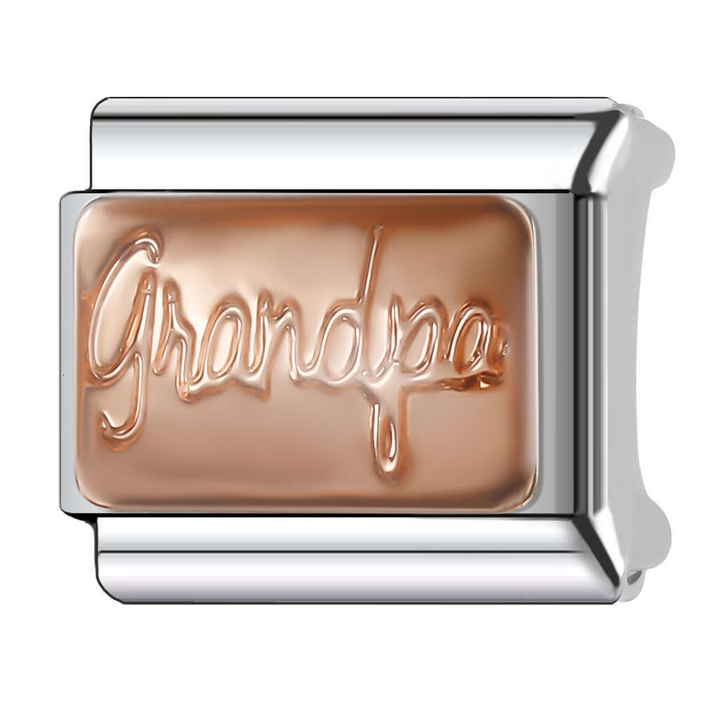 2024 New Women's Gift Mother's day travel Italian Charms Links Beads Fit 9Mm Stainless Steel Bracelet Making Jewelry