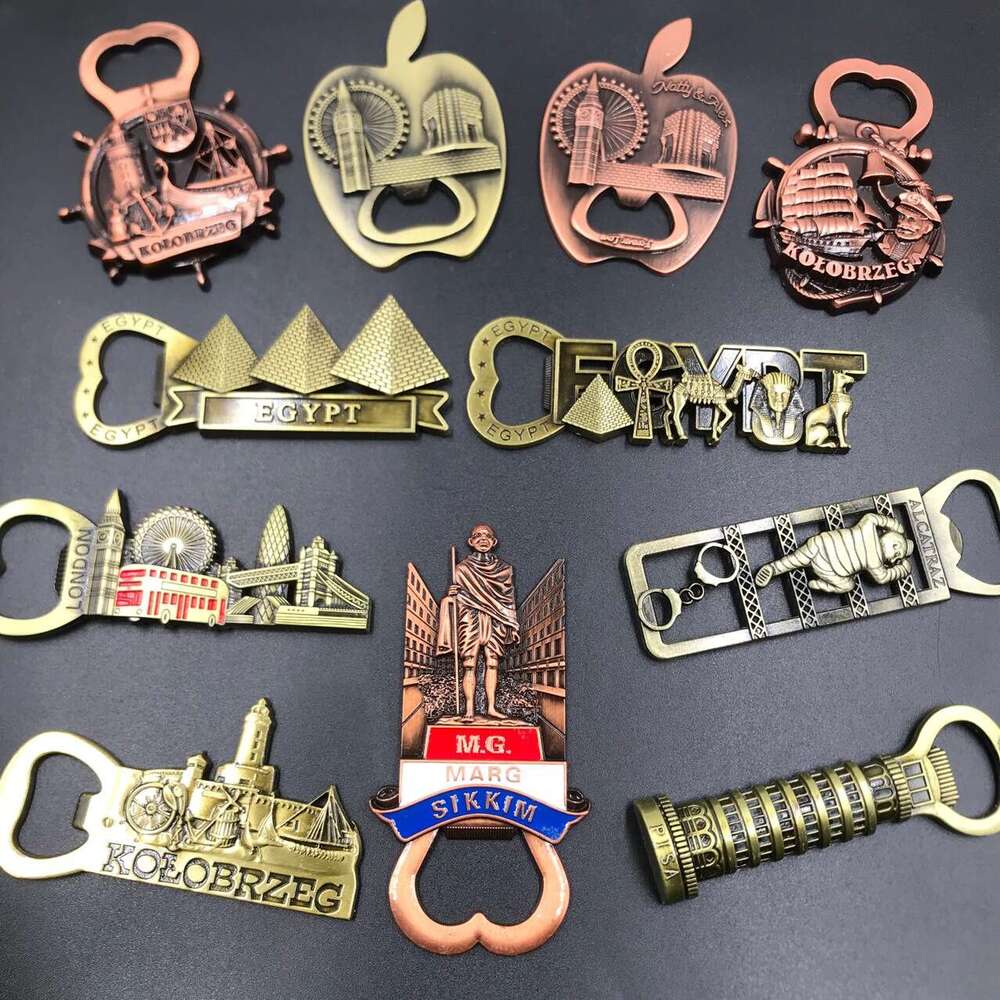 Ancient Egypt Fridge Magnet Souvenir Creative Tourism Anniversary Metal Bottle Beer Opener Kitchen Accessories Decoration Home