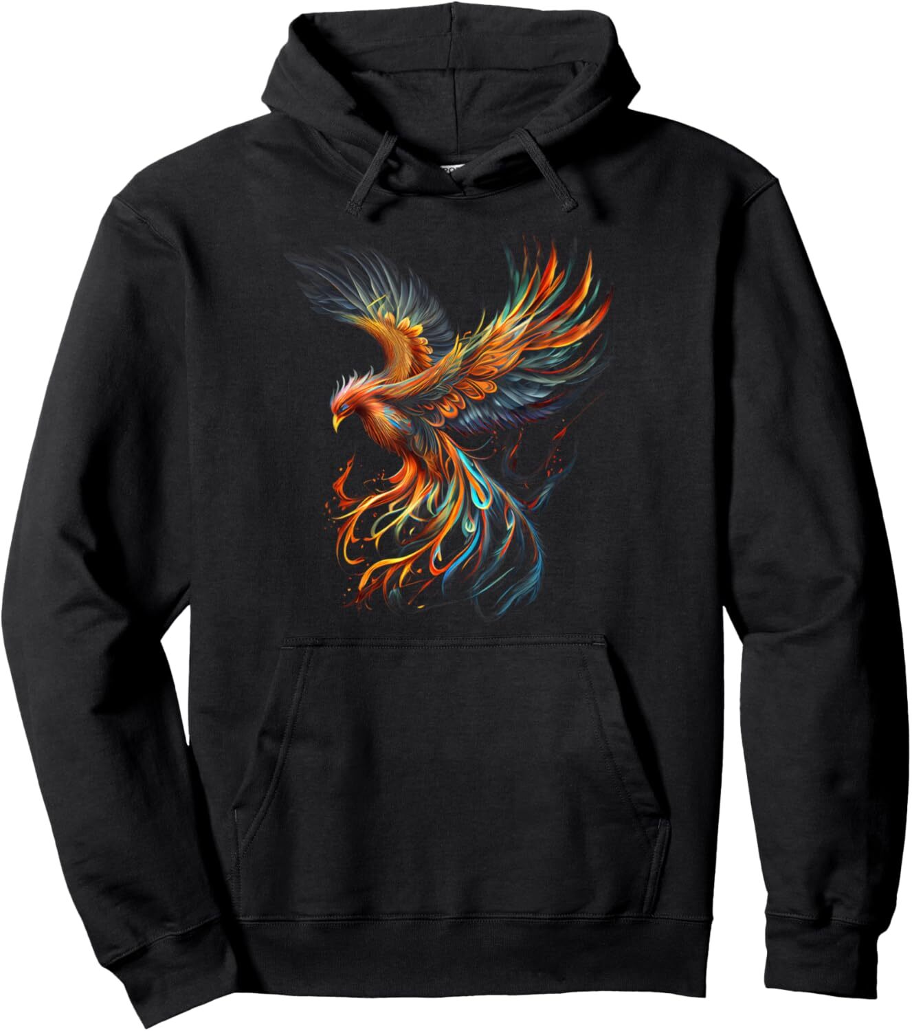 Hoodie for Mens Womens Fiery Chinese Phoenix Pullover Hoodie Graphic Hoodies sweatshirt Pullover Long Sleeve