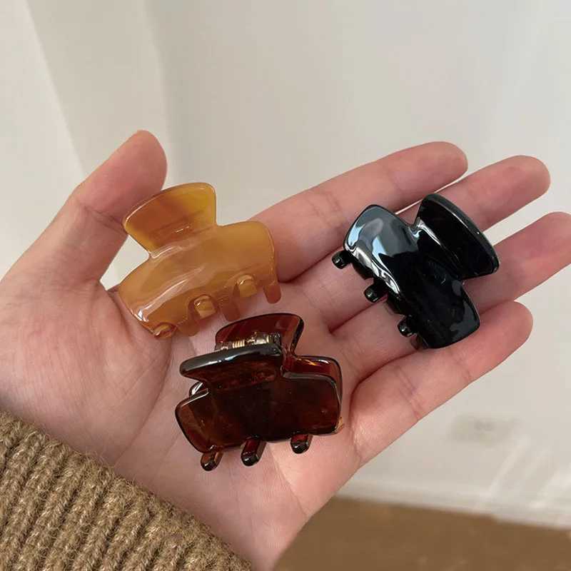 Sweet Mini Acetate Hair Clip for Women Girls Hair Claw Chic Barrettes Crab Hairpins Styling Claw Clips Fashion Hair AccessoriesX2409