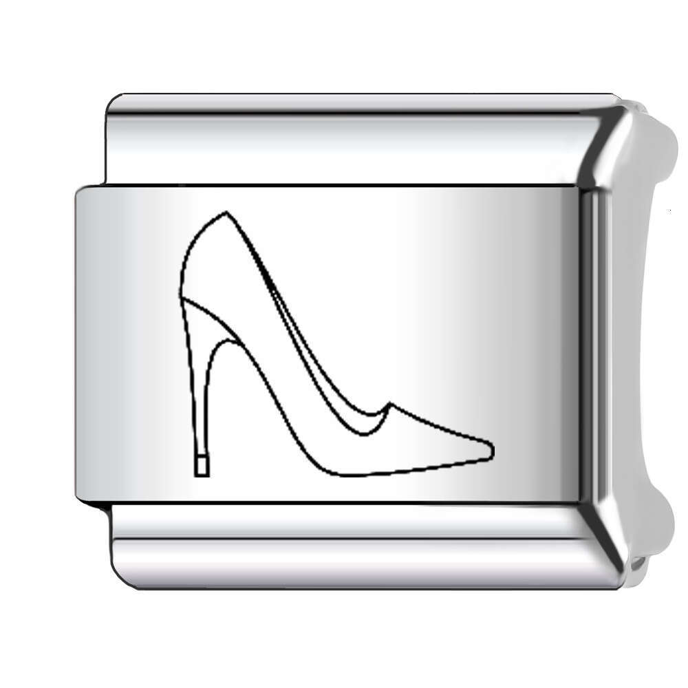 2024 New Women's Gift sweet love Italian Charms Links Beads Fit 9Mm Stainless Steel Bracelet Making Jewelry