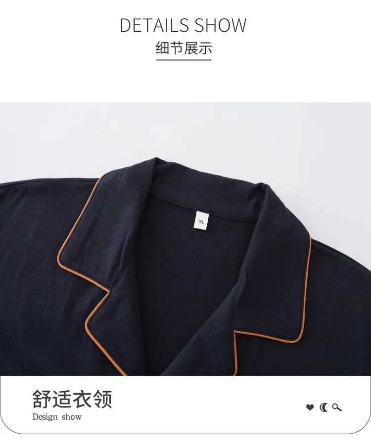 New 2024 Mens Summer Casual Sleepwear Pajama Sets Cotton Short Sleeved Night Clothing Pyjamas Suit Male Loose Home-wear Sets Y240913