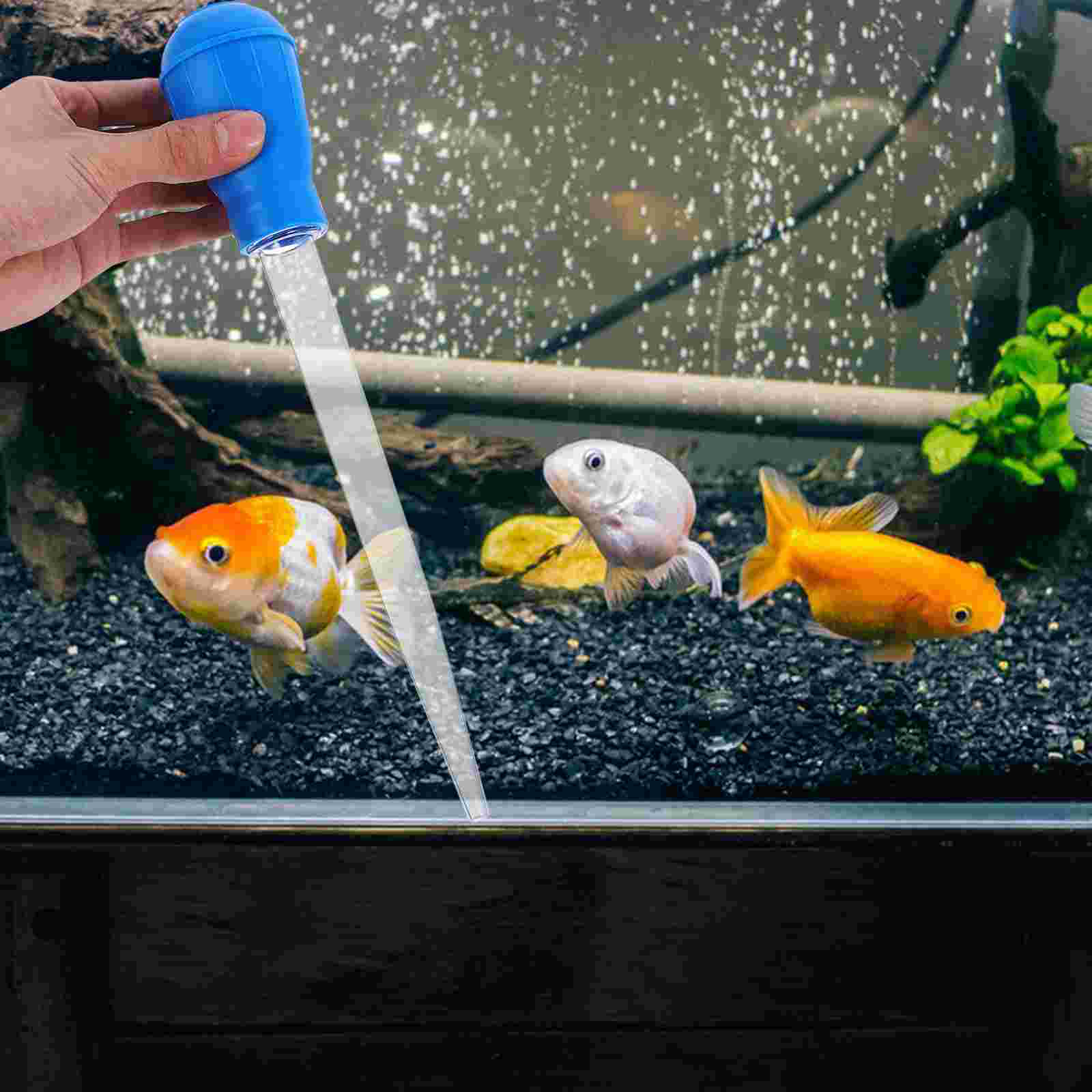 Betta Fish Water Aquarium Cleaner Turkey Baster Filter Tank Gravel Pipette Cleaning Tool Siphon