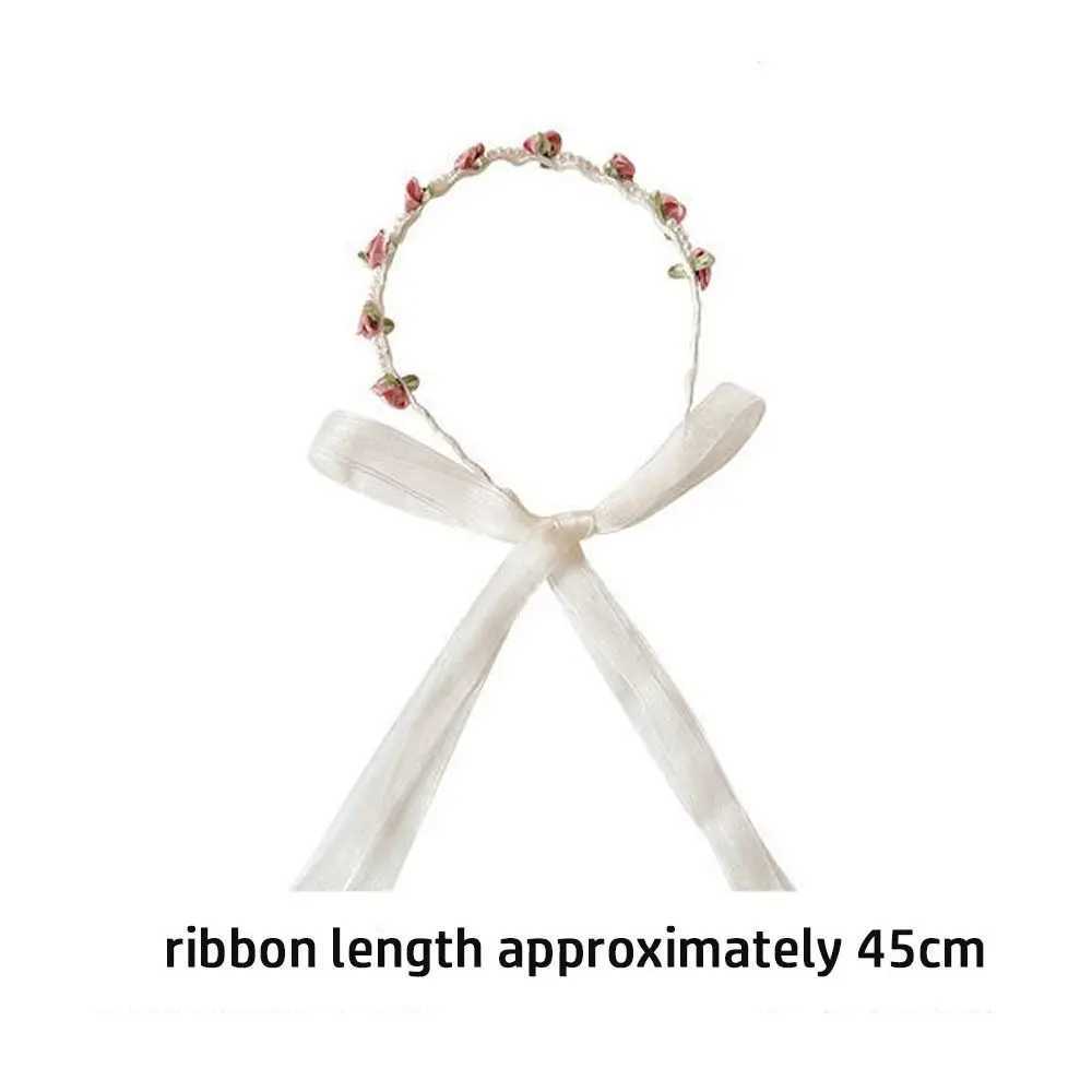 1pcs Elegant Bridal Girls Headband Imitated Pearl Hair Headdress Flower Wreath Bride Garland Head Hoop Wedding Headbands FashionX240913