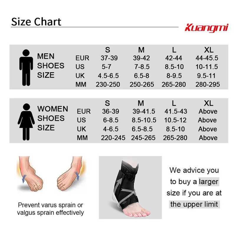 2 Pcs Kuangmi Ankle Support Brace Sports Volleball Foot Stabilizer Basketball Ankle Strap Protector Adjustable Wraps Bandage New Y240913